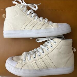 Adidas Off-White Canvas High-Tops